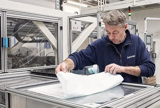 Productie in Frankrijk ABENA