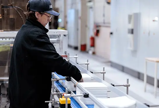 Productie in Zweden ABENA